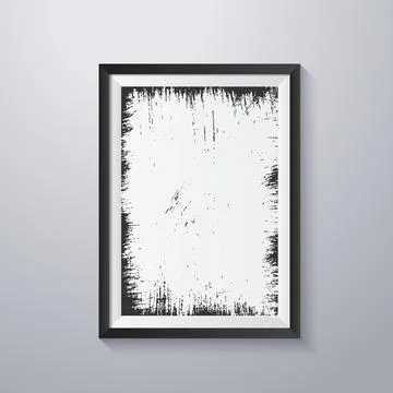Simple frame with grunge texture style Stock-Illustration