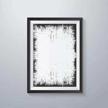 Simple frame with grunge texture style Stock-Illustration