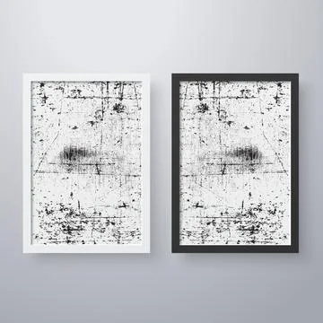 Simple frame with grunge texture style Stock-Illustration