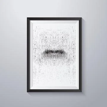 Simple frame with grunge texture style Stock-Illustration