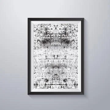 Simple frame with grunge texture style Stock-Illustration