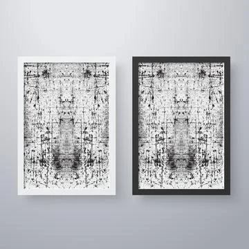 Simple frame with grunge texture style Stock-Illustration