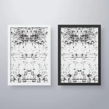 Simple frame with grunge texture style Stock-Illustration