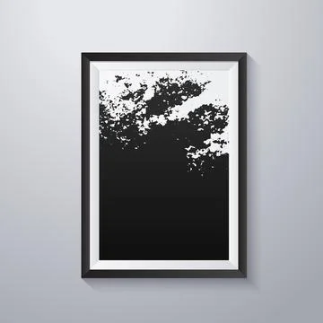 Simple frame with grunge texture style Stock-Illustration