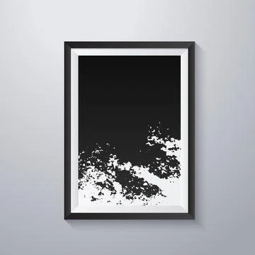 Simple frame with grunge texture style Stock-Illustration
