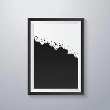 Simple frame with grunge texture style Stock-Illustration