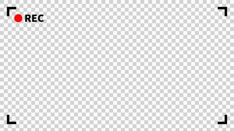 Simple frame indicating recording in progress Stock Illustration