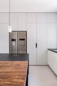 Simple functional kitchen Stockfoto's