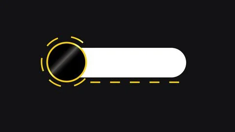 Simple futuristic geometric lower third with dotted lines animation, high res Stock Illustration