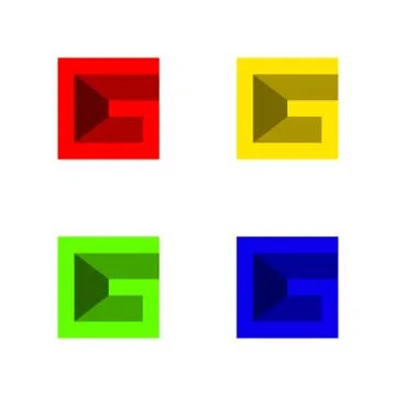 Simple g logo Stock Illustration