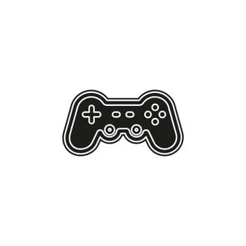 Simple Game Controller Vector Icon 스톡 일러스트