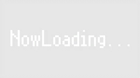 Simple game loading Text animation 1080p - 30 fps - Alpha Channel Stock Footage 256200615