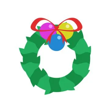 Simple Garland Ball Stock Illustration