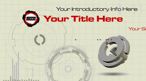 Simple Gear and Engineering Theme Stock After Effects