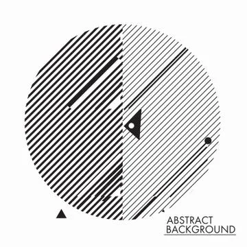 Simple geometric background Illustrazione stock