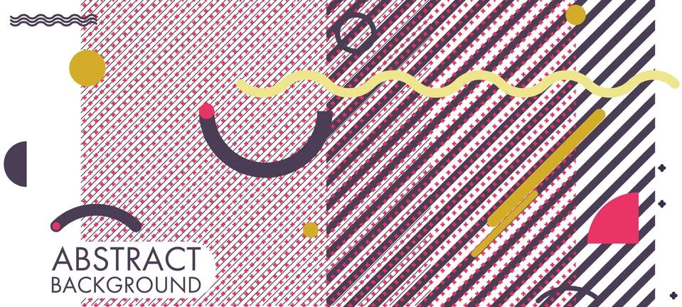 Simple geometric background Illustrazione stock