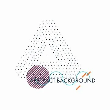 Simple geometric background Stock Illustration