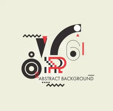 Simple geometric background Stock Illustration