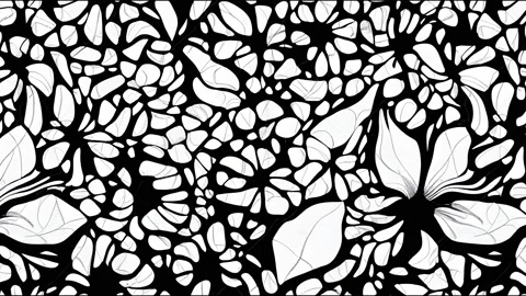 Simple geometric brush strokes background. Seamless animation with contour Stock Footage 220124109