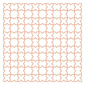 Simple geometric jalousie background in plain style. Flat. Stock Illustration