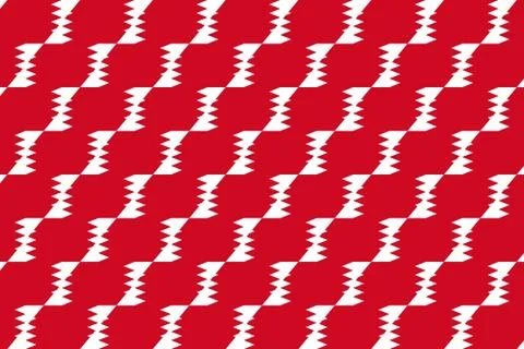 Simple geometric pattern in the colors of the national flag of Bahrain Illustrazione stock