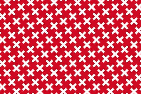 Simple geometric pattern in the colors of the national flag of Bahrain Illustrazione stock