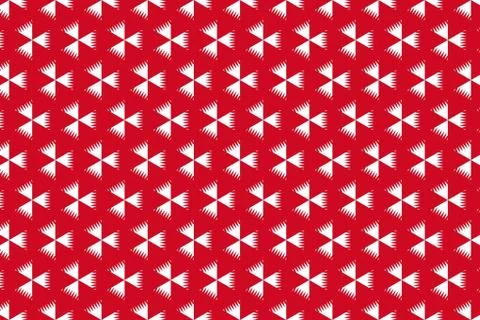 Simple geometric pattern in the colors of the national flag of Bahrain Illustrazione stock