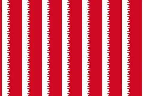 Simple geometric pattern in the colors of the national flag of Bahrain Illustrazione stock