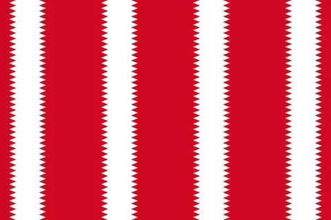Simple geometric pattern in the colors of the national flag of Bahrain Illustrazione stock