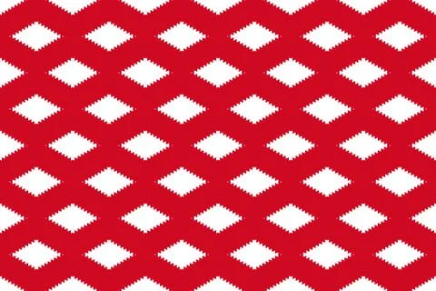 Simple geometric pattern in the colors of the national flag of Bahrain Illustrazione stock