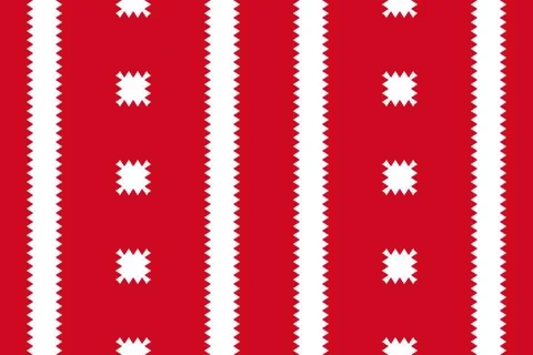 Simple geometric pattern in the colors of the national flag of Bahrain Illustrazione stock