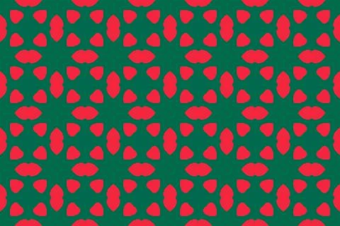 Simple geometric pattern in the colors of the national flag of Bangladesh Stock Illustration