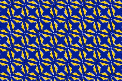 Simple geometric pattern in the colors of the national flag of Bosnia Stock Illustration
