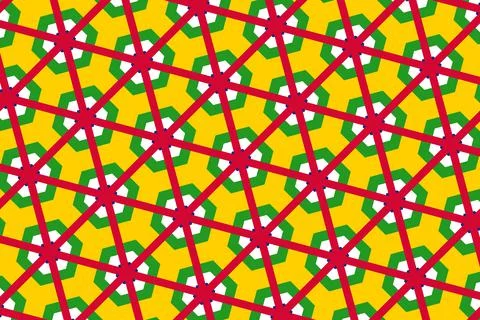 Simple geometric pattern in the colors of the national flag of Central Africa Stock Illustration