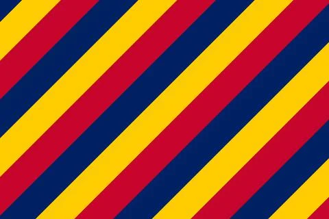 Simple geometric pattern in the colors of the national flag of Chad イラスト素材