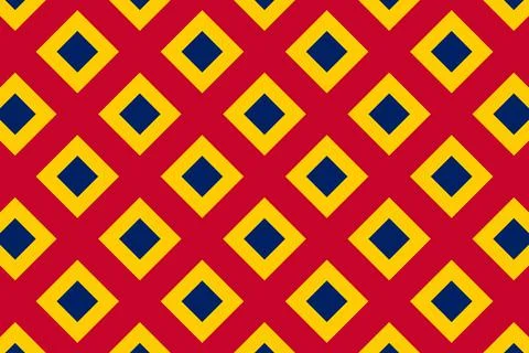 Simple geometric pattern in the colors of the national flag of Chad イラスト素材