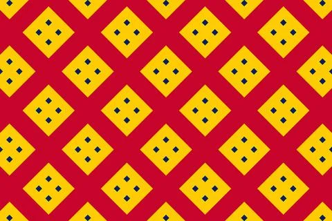 Simple geometric pattern in the colors of the national flag of Chad イラスト素材