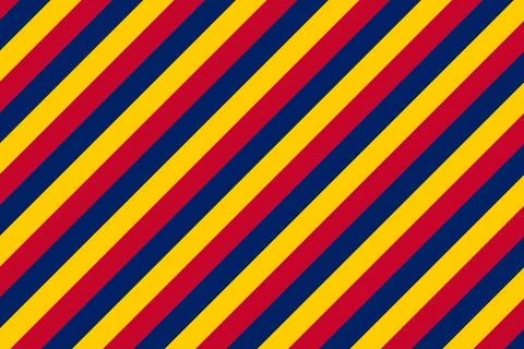 Simple geometric pattern in the colors of the national flag of Chad イラスト素材