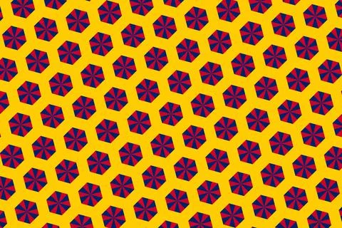Simple geometric pattern in the colors of the national flag of Chad イラスト素材