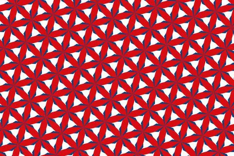 Simple geometric pattern in the colors of the national flag of Czech Republic Illustrazione stock