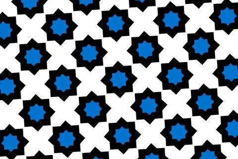 Simple geometric pattern in the colors of the national flag of Estonia Stock Illustration