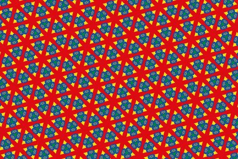Simple geometric pattern in the colors of the national flag of Ethiopia Illustrazione stock