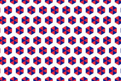 Simple geometric pattern in the colors of the national flag of France Stock Illustration