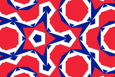 Simple geometric pattern in the colors of the national flag of France Illustrazione stock