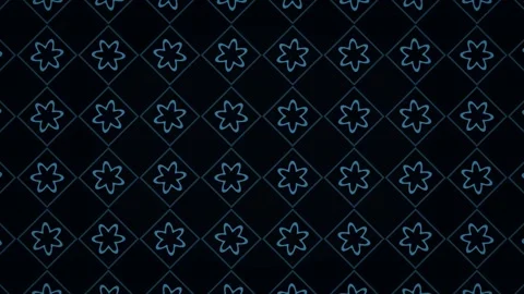 Simple geometric pattern with lines and shapes on a dark Stock Footage 340350189