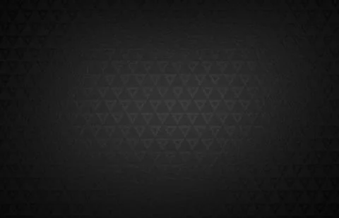 Simple Geometric Pattern of More Glossy Triangles on a Black Satin Surface. A Stock Illustration