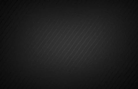 Simple Geometric Pattern of More Glossy Dashed Stripes on a Black Satin Surfa Illustrazione stock