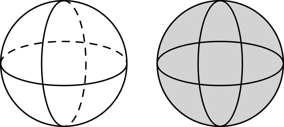 Simple Geometric Polygon Shape Icon Set with sharp and rounded corner Stock Illustration