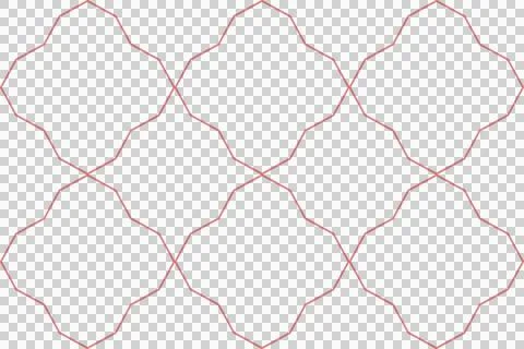 Simple geometric  seamless pattern with elegant contour lines, background pri Stock Photos