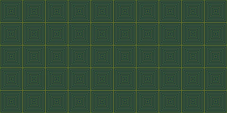 Simple geometric seamless pattern with squares, green colors, vector Stock Illustration